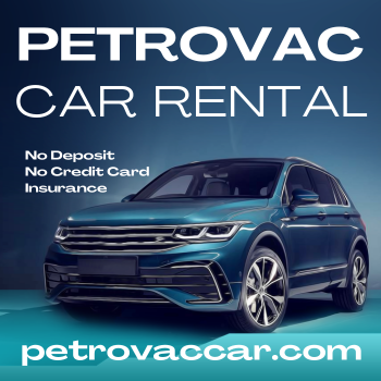 Car Rental Petrovac No Deposit, No Credit Card